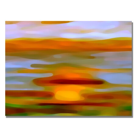 Trademark Fine Art Amy Vangsgard 'Colorful Reflections Horizontal' Canvas Art, 22x32 AV0055-C2232GG